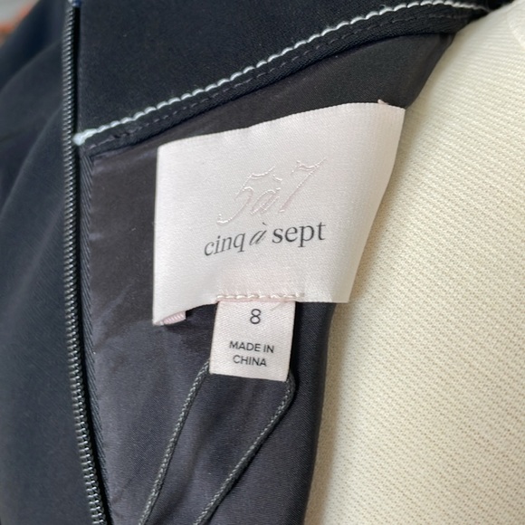 Cinq a’ Sept size 8 black dress - Picture 9 of 10